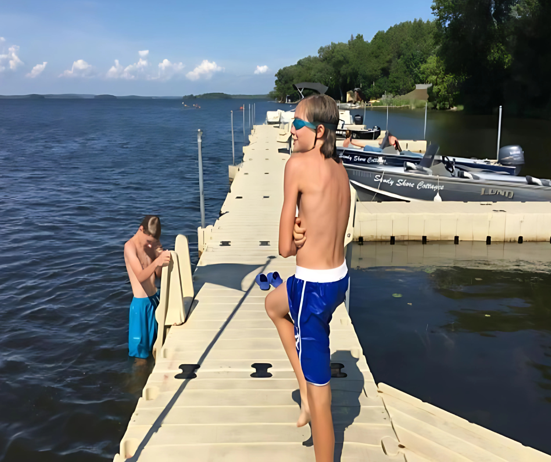 Kids on a dock (1)